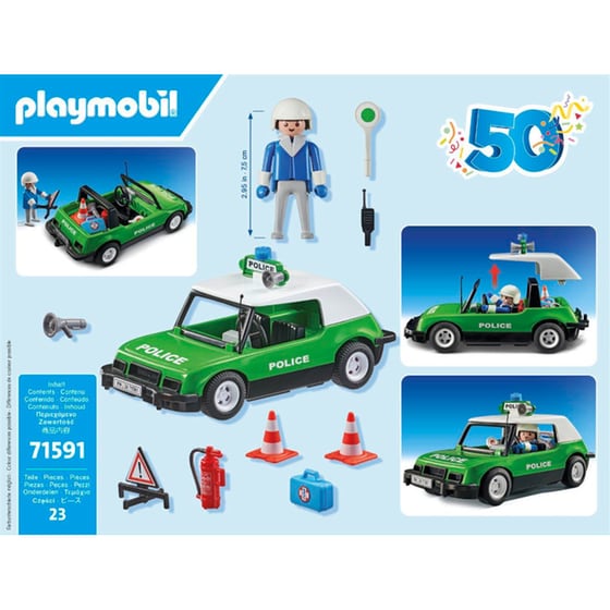 PLAYMOBIL® 50 Χρόνια Vintage Περιπολικό (71591) image 4