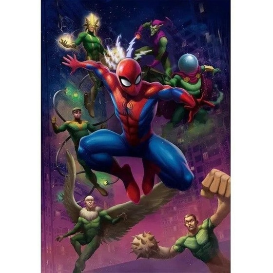 Παζλ Clementoni Spiderman (1000 Κομμάτια) image 1