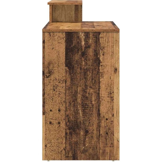 Γραφείο VidaXL από Επεξεργασμένο Ξύλο 120,5x44x88,5 cm - Παλιό Ξύλο image 4