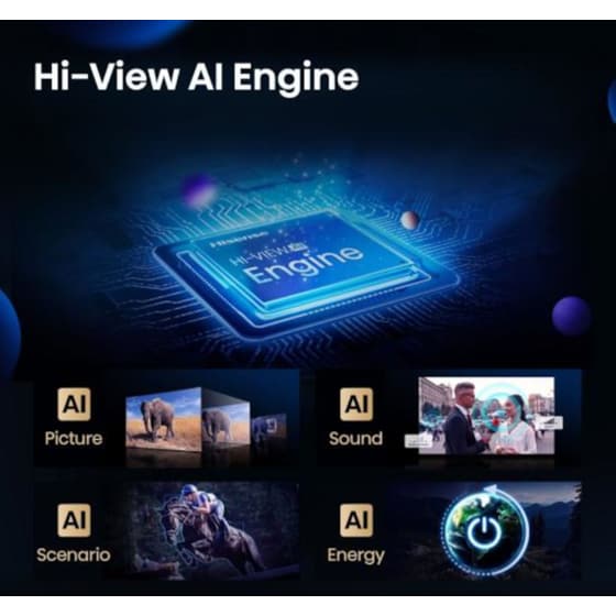 Hisense Mini-LED 100" 4K Smart Τηλεόραση 100U7Q image 5