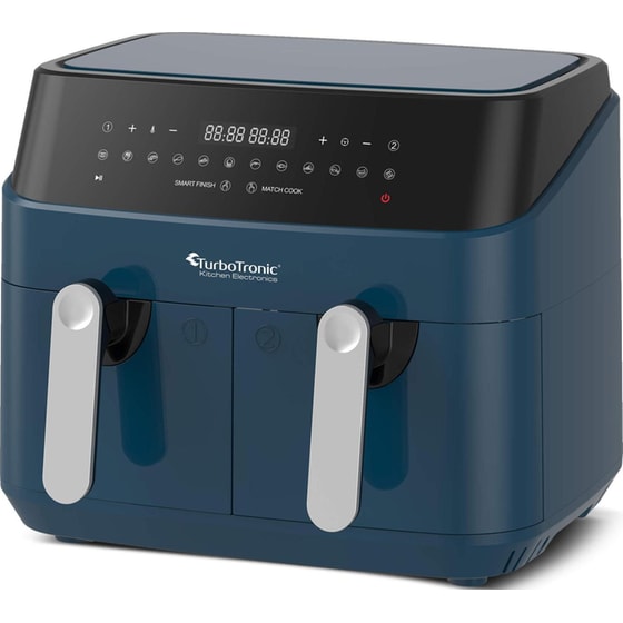 Φριτέζα Αέρος TURBOTRONIC TT-DAF5 με Διπλό Αποσπώμενο Κάδο 1600 W 9 L Μπλε image 5