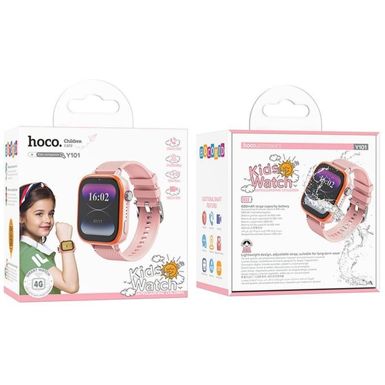 Smartwatch Hoco Y101 - Pink image 1