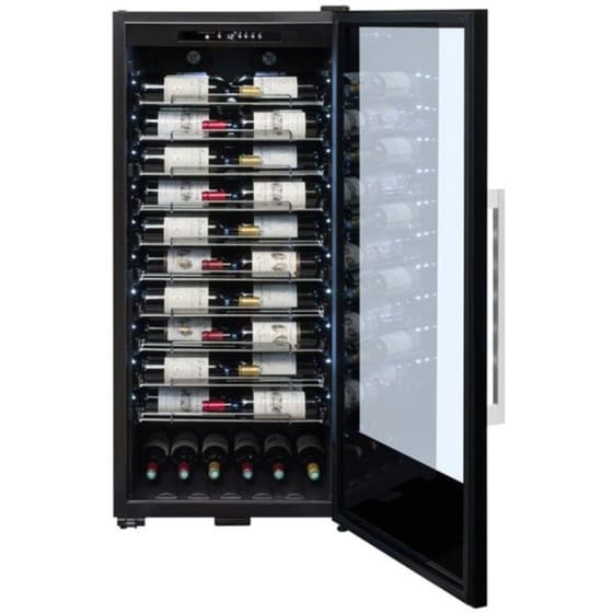 LA SOMMELIERE PRO110N για 107 Μπουκάλια Μαύρο Συντηρητής Κρασιών image 3