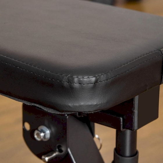 Ρυθμιζόμενος Πάγκος Γυμναστικής Homcom A91-180 140x73x98-122cm - Μαύρο image 5