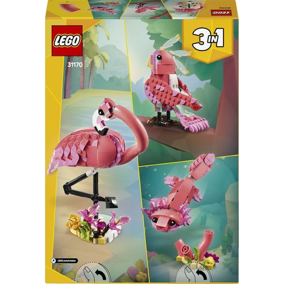 LEGO® Creator 3σε1 Άγρια Ζώα: Ροζ Φλαμίνγκο (31170) image 8