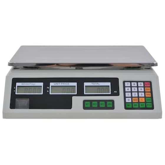 Vidaxl Ζυγαριά Πάγκου Ψηφιακή 30 Κ. Με Επαναφορτιζόμενη Μπαταρία image 5