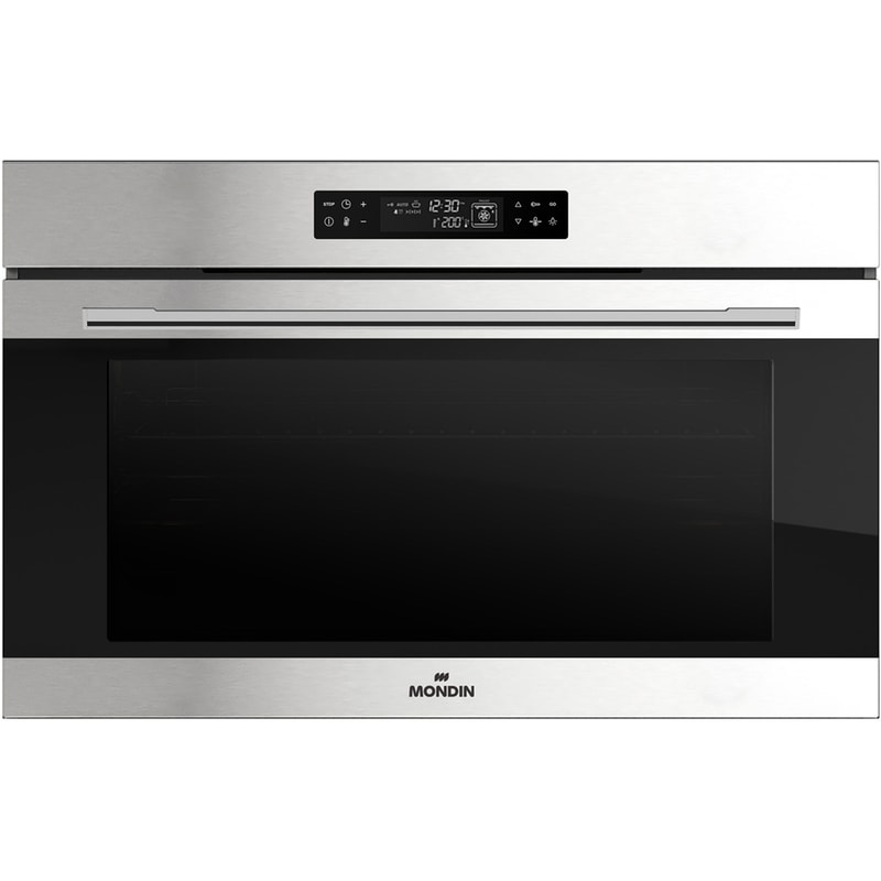 MONDIN MONDIN FM90XF15TX 126 Lt Ασημί Εντοιχιζόμενος Φούρνος Άνω Πάγκου