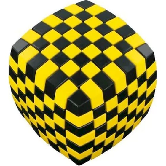 Γρίφος V-Cube 7 Illusion Yellow Black (V7YB) image 1