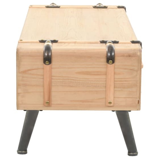 Έπιπλο Τηλεόρασης VidaXL Ξύλινο/MDF/Μεταλλικό 120x33x35cm - Μπεζ image 4