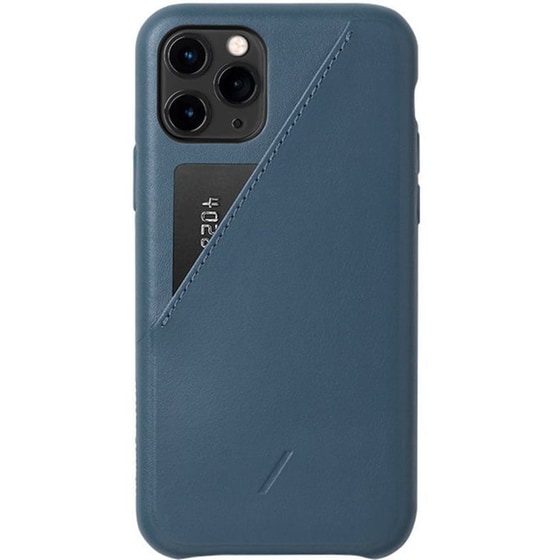 Θήκη Apple iPhone XS Max - Native UnionClic Card Δερμάτινη  - Μπλε image 0
