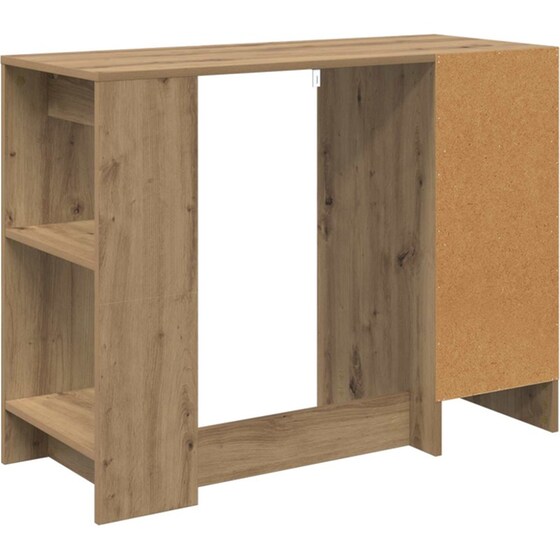 Γραφείο VidaXL από Επεξεργασμένο Ξύλο 100x40x75 cm - Artisan Δρυς image 5