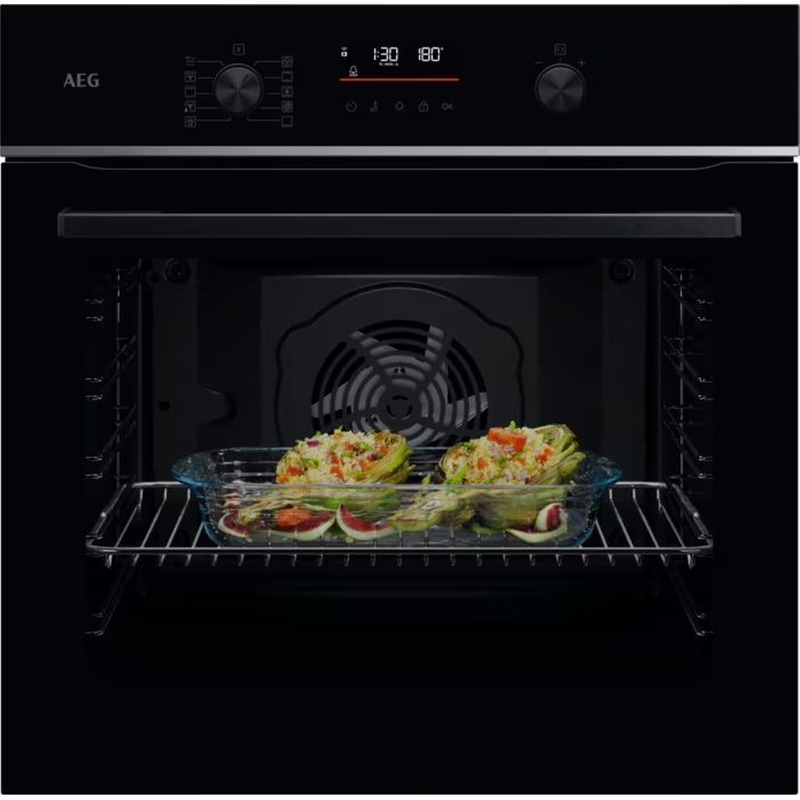 AEG TU5PB431SB 72 Lt Μαύρο Εντοιχιζόμενος Φούρνος Άνω Πάγκου