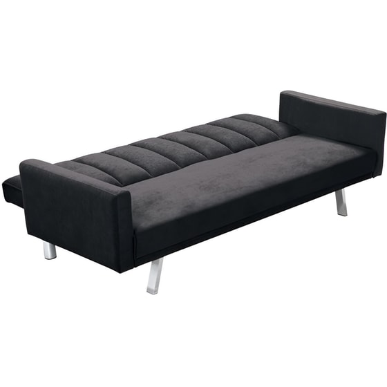Τριθέσιος Καναπές Κρεβάτι Woodwell Hit Ε9441.2 198x86cm - Σκούρο Γκρι image 2