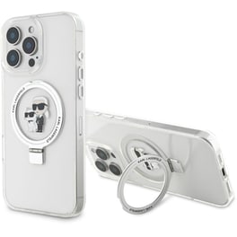 Θήκη Apple iPhone 16 Pro - Karl Lagerfeld MagSafe Ringstand Case - Transparent