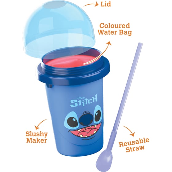 Shaker Chillfactor Slushy Maker Σούπερ Γρανίτες Disney Stitch - Μπλε image 8
