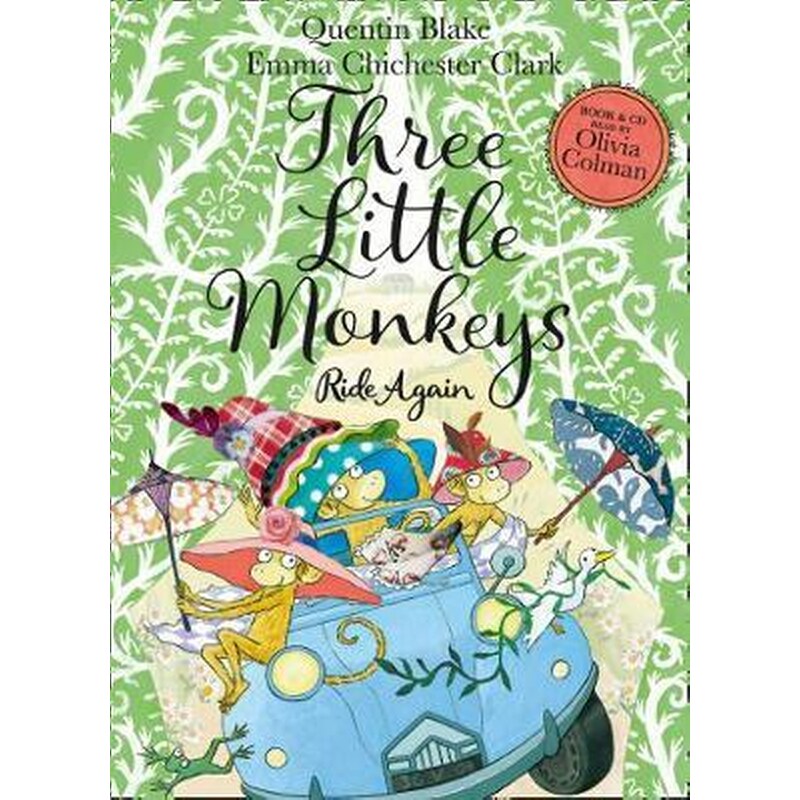 Three Little Monkeys Ride Again : Book CD