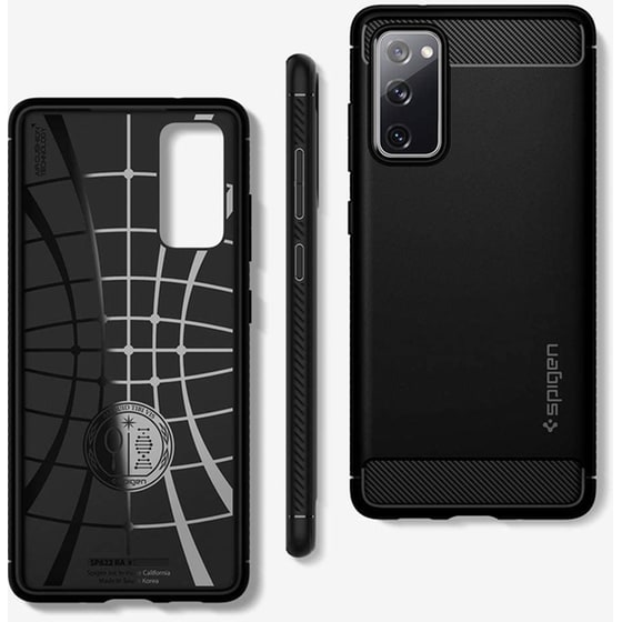 Θήκη Samsung Galaxy S20 - Spigen Rugged Armor - Matte Black image 1