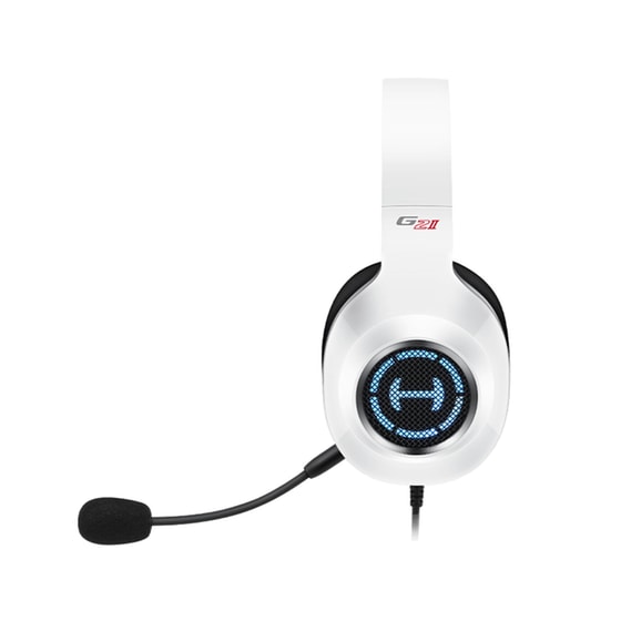 Edifier G2 II Gaming Ενσύρματα Ακουστικά USB με RGB Φωτισμό - Λευκά image 2