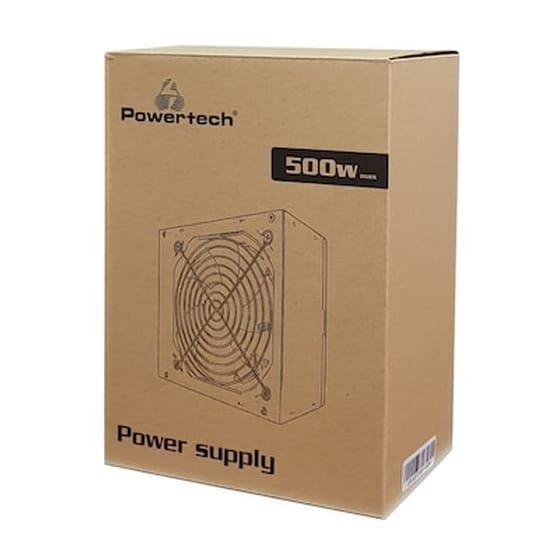 Τροφοδοτικό Υπολογιστή Powertech PT-904 500W ATX - Μαύρο image 1