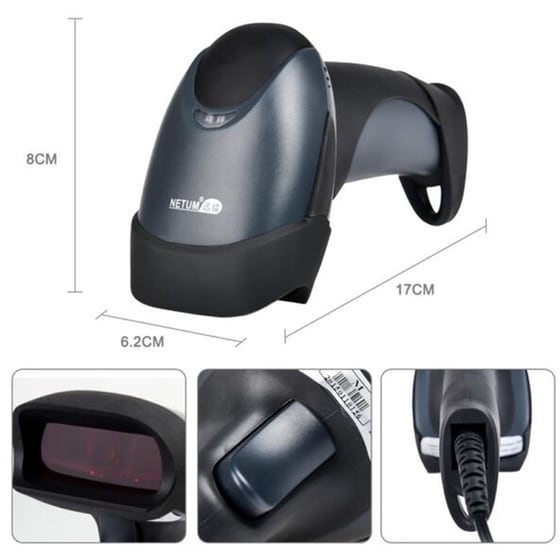 NETUM NT-M1 Scanner Χειρός Ενσύρματο Laser Ανάγνωση 1D Barcodes image 6