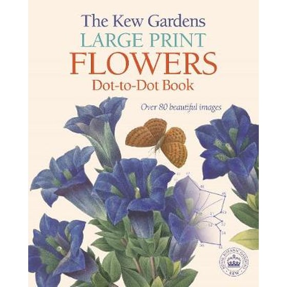The Kew Gardens Large Print Flowers Dot-to-Dot Book image 0
