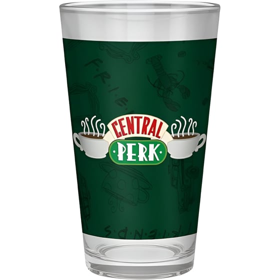 Ποτήρι Abystyle Friends Central Perk Γυάλινο 400 ml - Πράσινο image 0