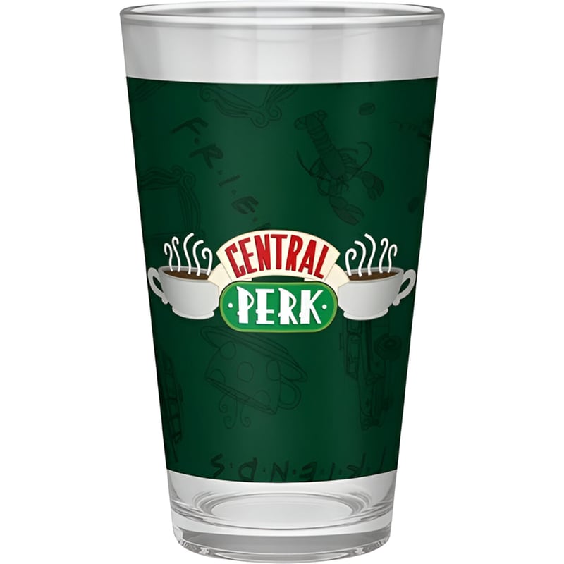 Ποτήρι Abystyle Friends Central Perk Γυάλινο 400 ml - Πράσινο