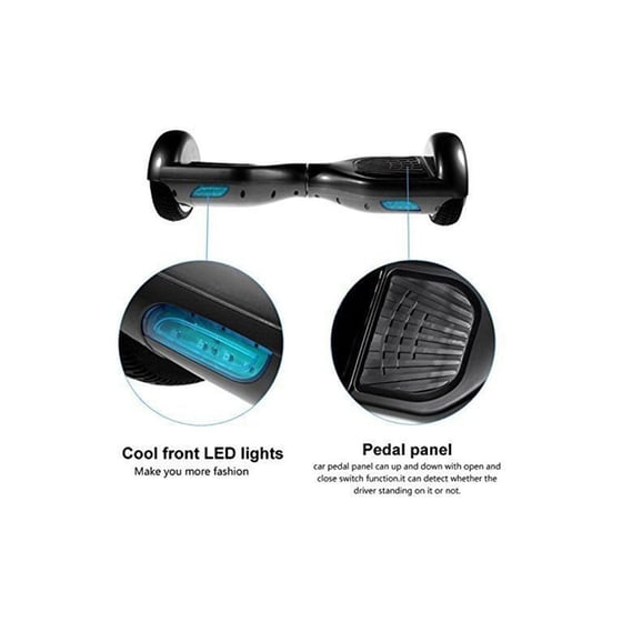 Ηλεκτρικό πατίνι Hoverboard Powerboard W1 Μαύρο image 4