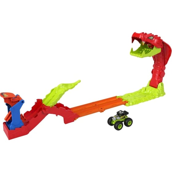 Mattel Hot Wheels Monster Trucks Πίστα Επίθεση Φιδιού image 1
