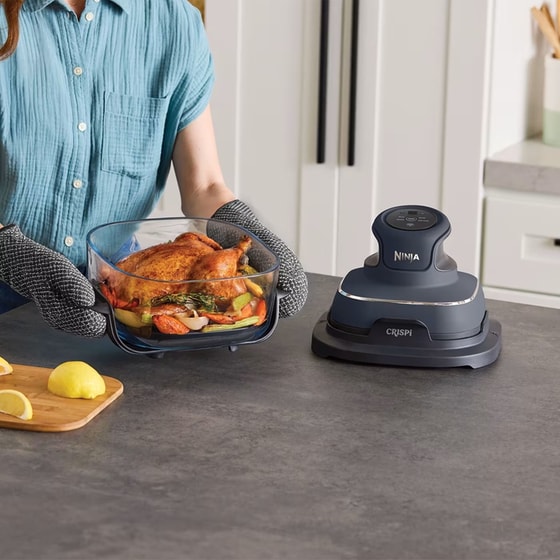 NINJA FN101EUGY με Καπάκι 3.8 L 1700 W Μπλε Φριτέζα Αέρος image 4