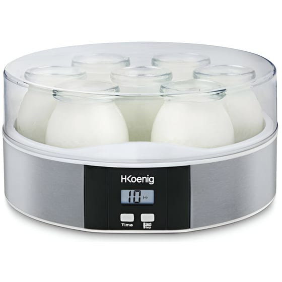 Παρασκευαστής Γιαουρτιού H.KOENIG ELY70 15 W 0.2 L Ασημί image 0