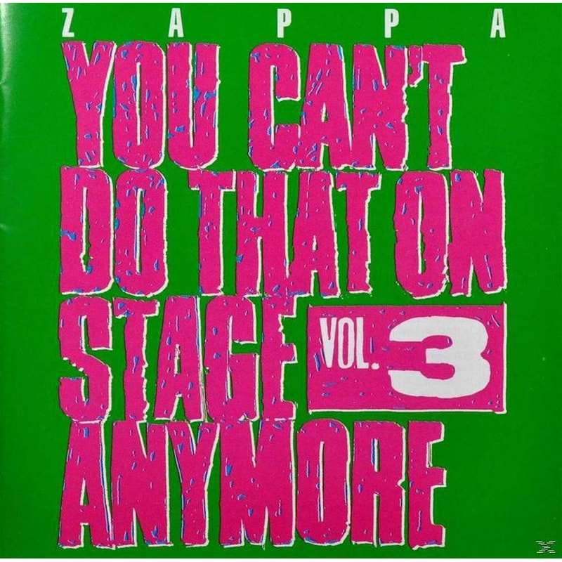 You Cant Do That On Stage Anymore, Vol.3