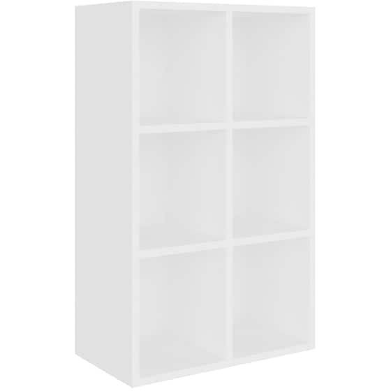 Βιβλιοθήκη VidaXL από Ξύλο 66x30x98 cm - Λευκό image 0