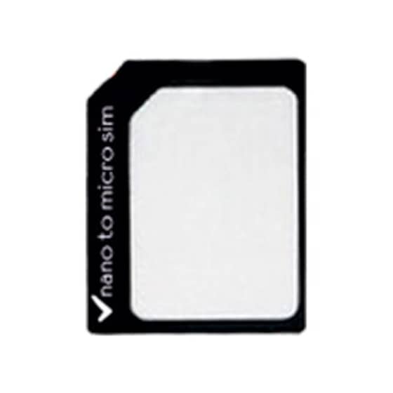 NANO SIM TO MICRO SIM ADAPTOR BLACK image 0