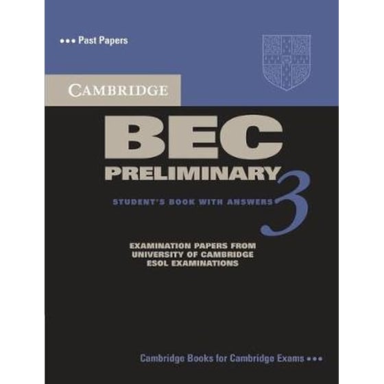 Cambridge Bec Preliminary 3 Student's Book W/A image 0