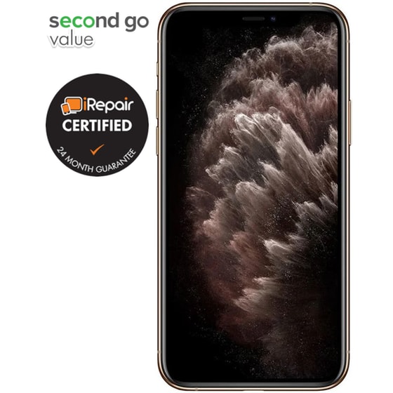 Μεταχειρισμένο Apple iPhone 11 Pro Max 64GB Gold second go value Certified by iRepair image 2
