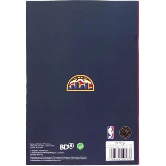 Τετράδιο Καρφίτσα Back Me Up 40 Φύλλων - NBA Nikola Jokic (1 Τεμάχιο) image 1