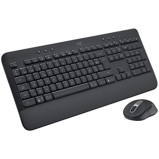 Logitech MK650 Σετ Ασύρματο Ποντίκι & Πληκτρλόγιο Graphite (IT/US) image 1
