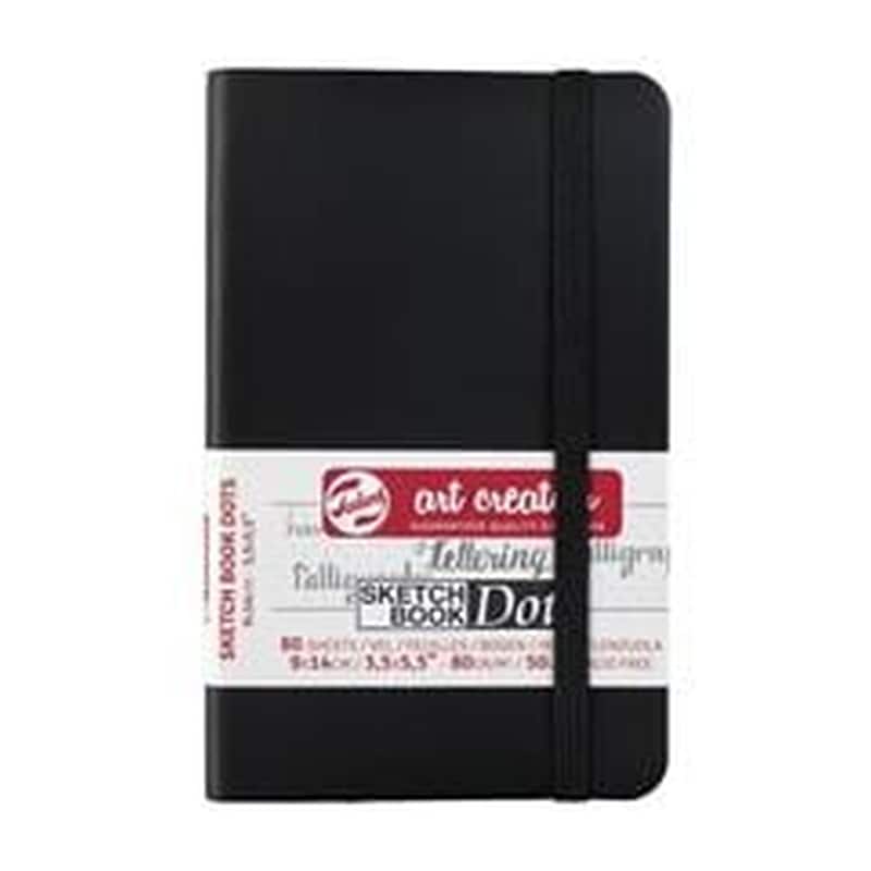 Talens Scetch Book Dot Μαύρο 80φυλ. 9x14εκ. 80 Γρ.