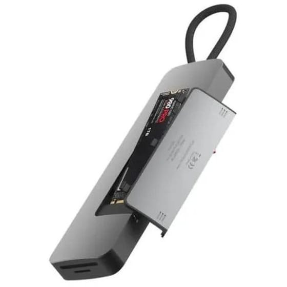 USB Hub Linq 9-Port LQ48020 - Γκρι image 1