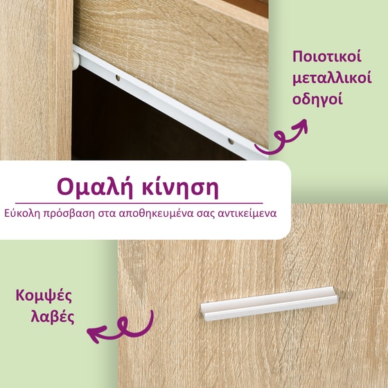 Γραφείο με Συρτάρια VidaXL από Μασίφ Ξύλο Ακακίας 110x50cm - Καφέ image 9