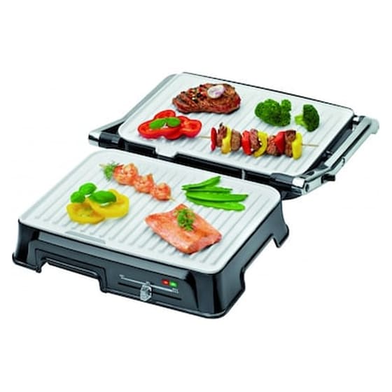 Grill Με Κεραμικές Πλάκες Harper Hge280cn Ασημί image 4