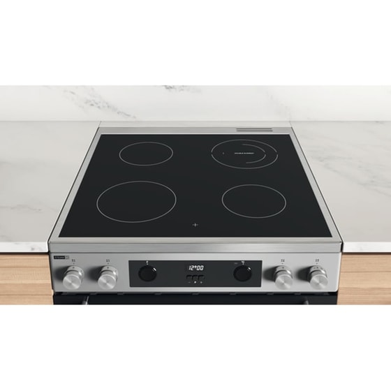 WHIRLPOOL WS68V8CCXT 83 Lt Inox Ηλεκτρική Κουζίνα Κεραμική image 6