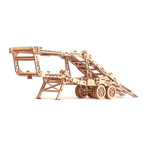 Ξύλινο Παιχνίδι Κατασκευής Wood Trick (big Car Trailer).προσθήκη Για Το Μοντέλο Big Rig image 0