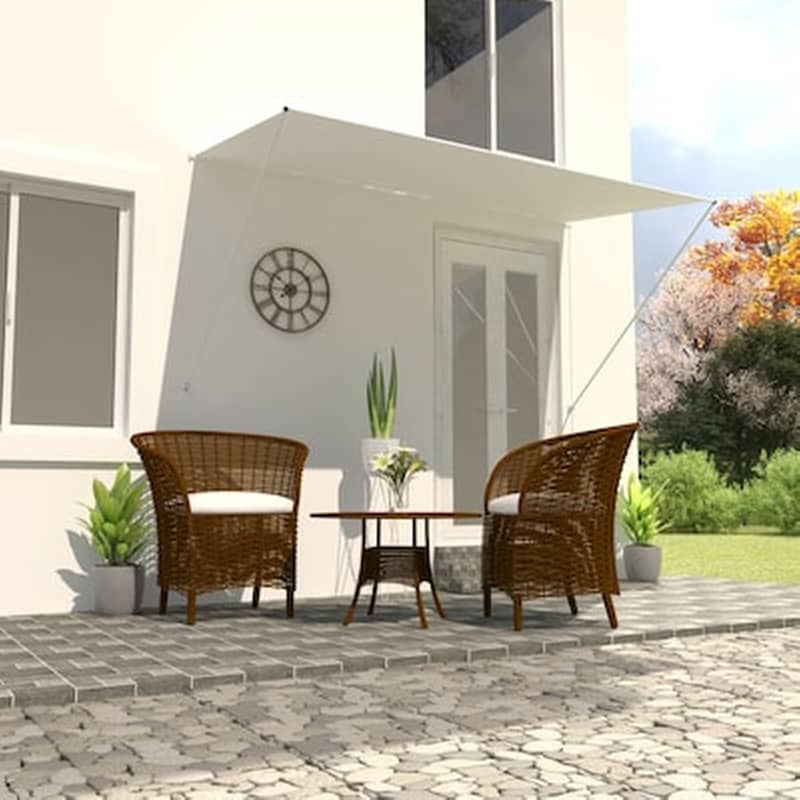 Τέντα Vidaxl Συρόμενη 250x150cm - Κρεμ