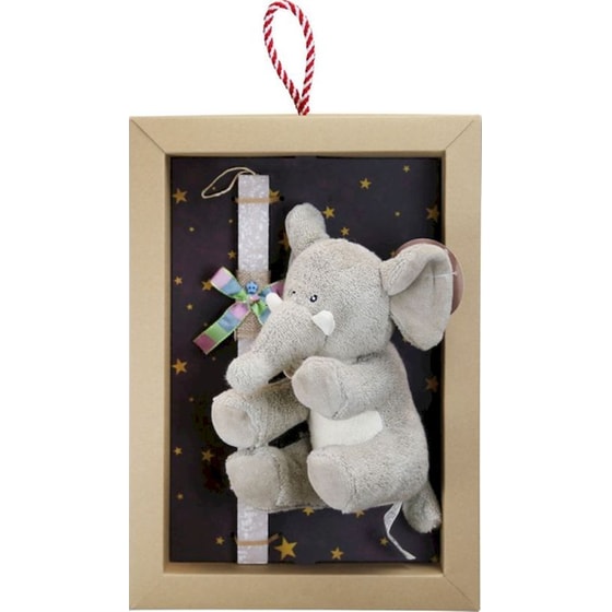 Λαμπάδα Synchronia Λούτρινο Ζωάκι - Ελέφαντας image 1