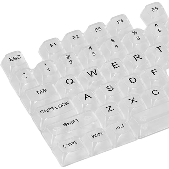 Κιτ Αναβάθμισης Μηχανικού Gaming Πληκτρολογίου Redragon A135 PBT Standard Doubleshot - Crystal image 1