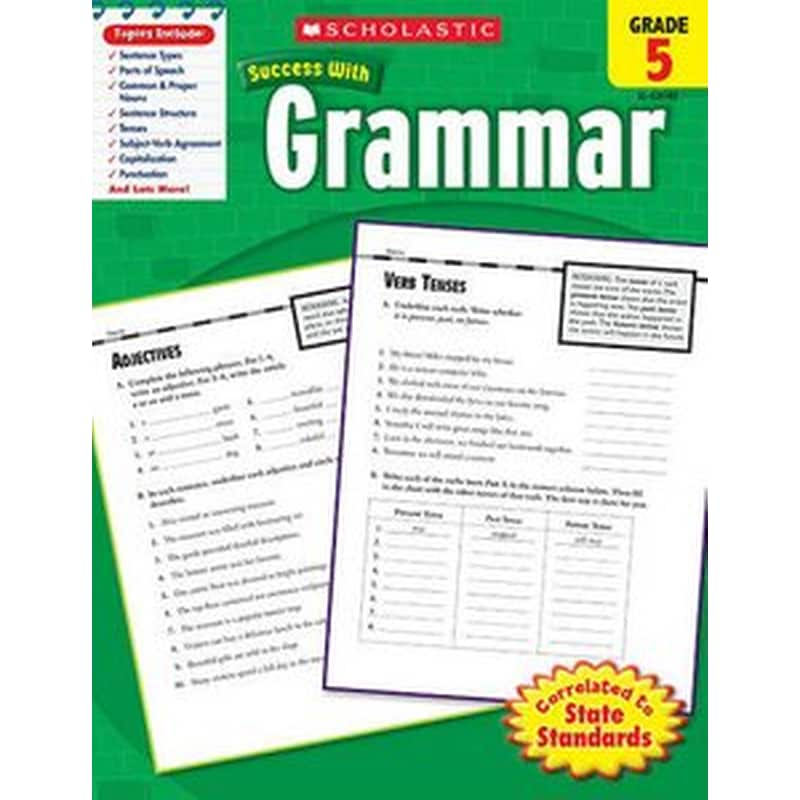 Scholastic Success with Grammar: Grade 5 Workbook