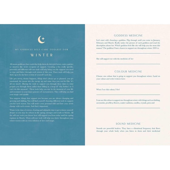 Ημερολόγιο Moon Goddess Diary - Northern Hemisphere Seasonal Planner 2025 image 2