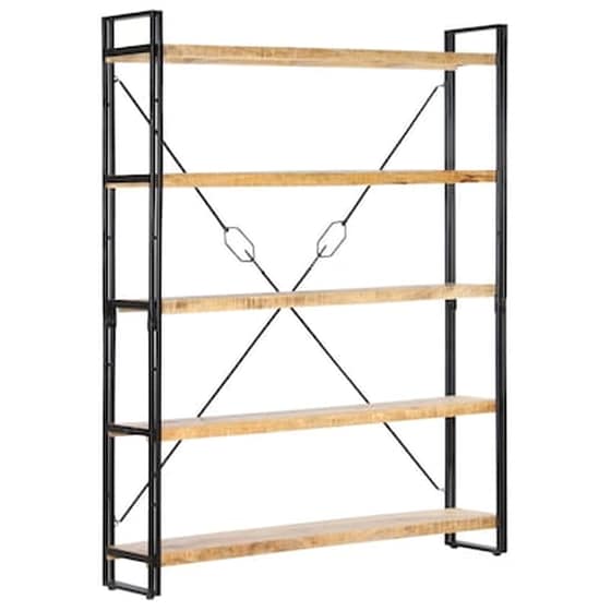 Βιβλιοθήκη VidaXL Μεταλλική 140x180 cm - Καφέ image 0